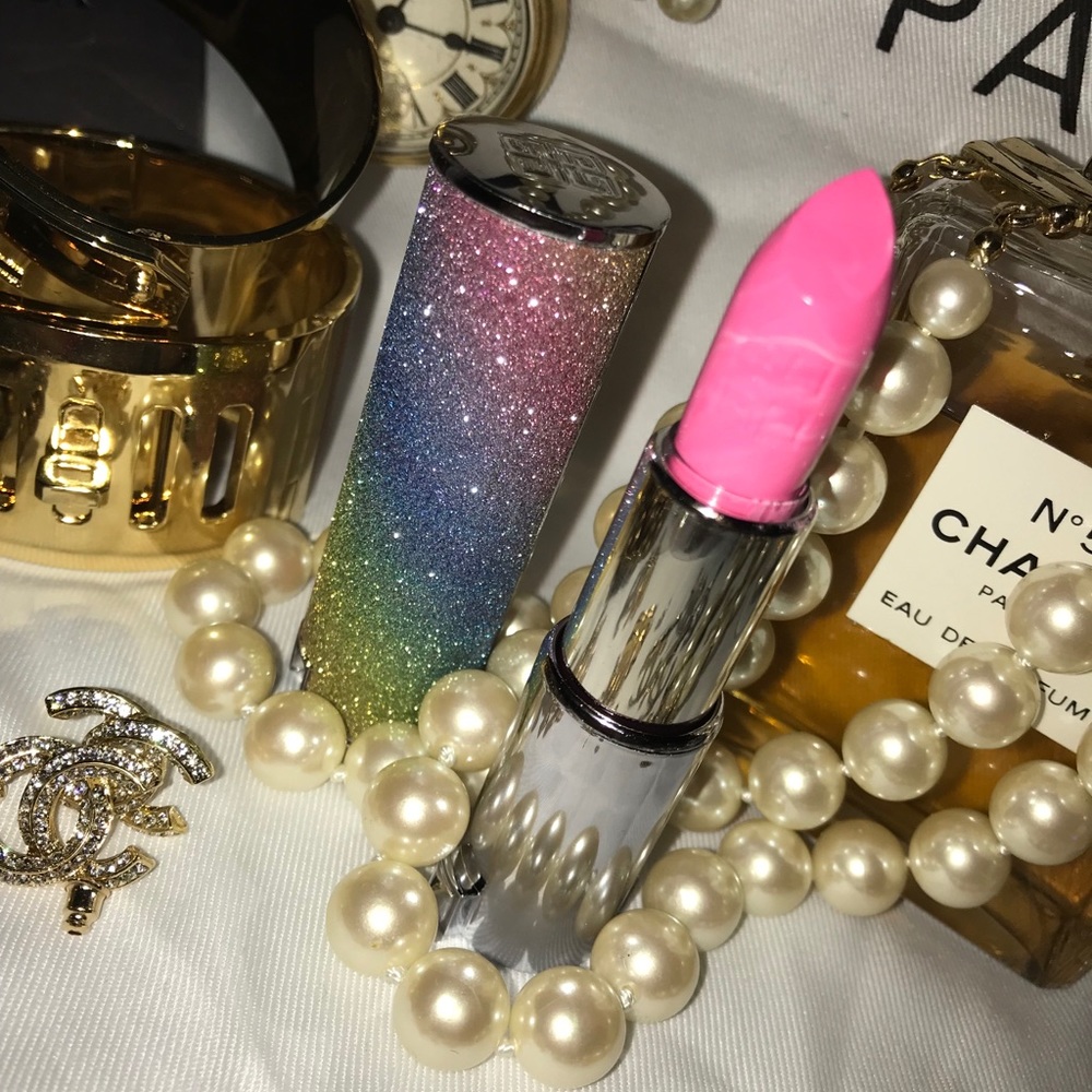 Givenchy #5 lipstick,rainbow sparkle case LE